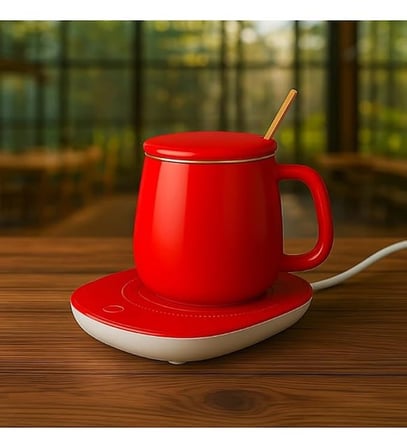 Isıtıcılı Kupa Bardak Seti – Sıcak İçecek Keyfi İçin Şık ve Pratik Tasarım