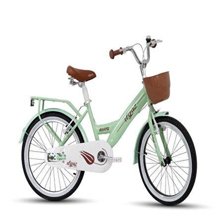 Tommybike Latte  Sepetli, Elcikli 20 Jant Çocuk Bisikleti, 6-9 Yaş Çocuk Bisikleti Yeşil