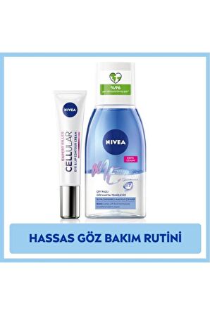 Nivea Çift Etkili Göz Makyaj Temizleyici 125ml Ve Cellular Dolgunlaştırıcı Göz Bakım Kremi 15ml