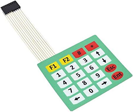 4X5 Membrane Matrix Tuş Takımı