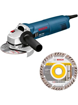 Bosch GWS 1400 Diamond Disc 125mm Avuç Taşlama Makinesi - 0 615 990 N1V