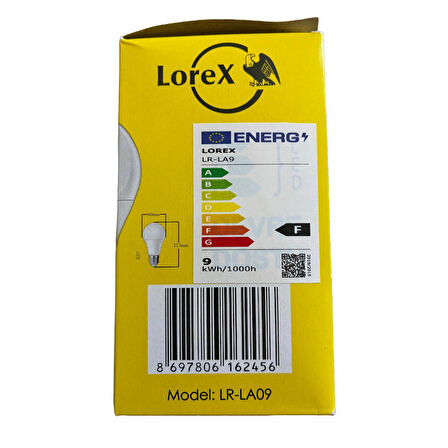 LOREX LR-LA9 LED Ampul , 9W
