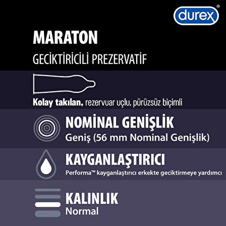 Durex Maraton Prezervatif 20 li