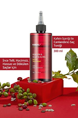 Kafein İçerikli Yoğun Bakım Sağlayan Saç Toniği Kundal Caffeine Water Treatment 300ml (Herb Mint)