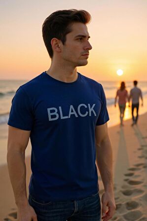 Erkek Slim Fit Bisiklet Yaka T-shirt