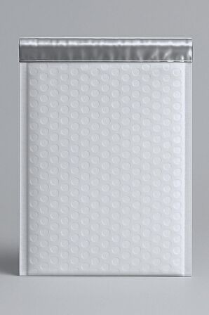 Balonlu Beyaz Kargo Poşeti 10x15+5 cm | 140 gr Bantlı Patpatlı Kargo Poşeti | 5’li E-Ticaret Poşeti