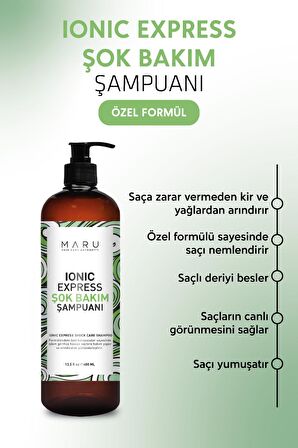 Maru Hassas Ve Işlem Görmüş Saçlar Için Botox Şok Bakım Şampuanı 400 ml