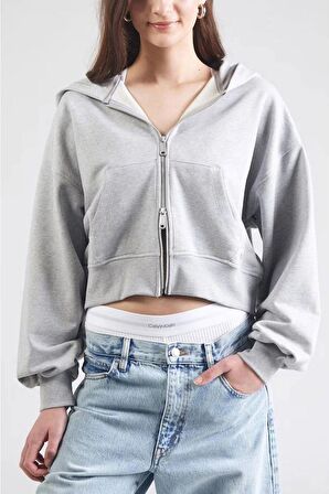 Calvin Klein Kadın Sweatshirt-LV047C216GGREY