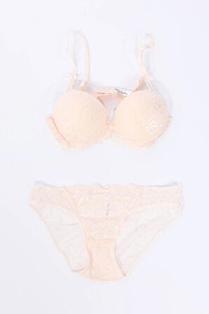 Pierre Cardin Kadın Balenli Destekli Push Up Sütyen Takımı