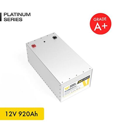 12V 920Ah LiFePO4 Platinum Series Bluetooth'lu Lityum Demir Fosfat Akü 