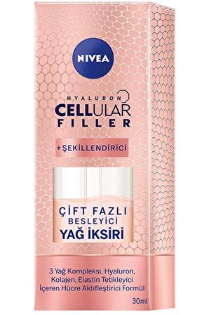 Nivea Hyaluron Cellular Filler Şekillendirici Çift Fazlı Besleyici Yağ İksiri 30 ml