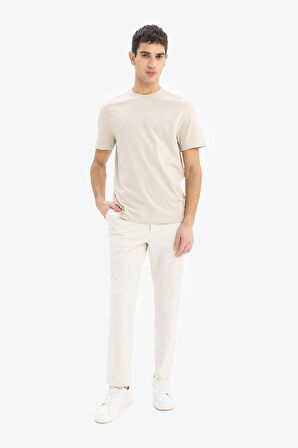 DeFacto New Regular Fit Bisiklet Yaka Basic Düz %100 Pamuk Kısa Kollu Tişört V7699AZ25SPBG735