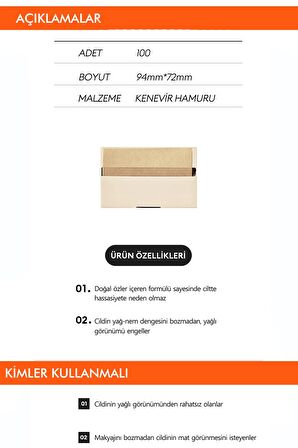 Yağ Kontrol Bandı MISSHA Oil Control Paper (100 Adet)