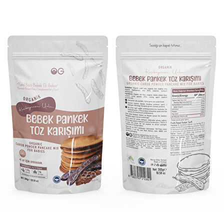 Bebek Pankek Toz Karışımı Seti +8 Ay