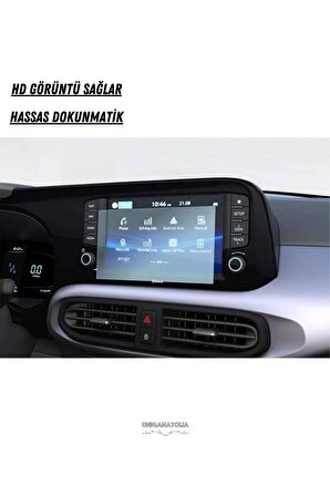 Hyundai i10 2022 2023 2024 Navigasyon ve  Multimedya Uyumlu Nano Ekran Koruyucu