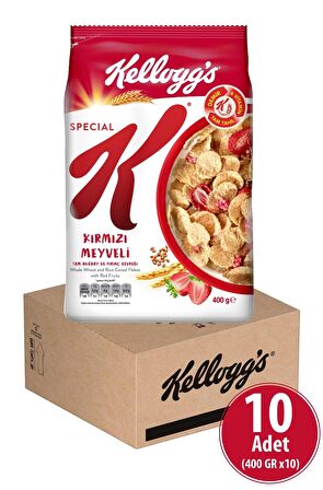 Special K Kırmızı Meyveli Kahvaltılık Tam Buğday Ve Pirinç Gevreği 400 Gr x 10 Adet