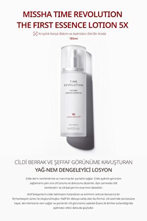 Ton Eşitleyici & Yaşlanma Karşıtı Losyon Time Revolution The First Essence Lotion 5x