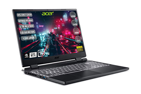 Acer Nitro 5 AN515-58-70VR NH.QM0EY.00B i7-12650H 8GB 1TB SSD RTX 4060 15,6'' IPS Gaming (Oyuncu) Notebook