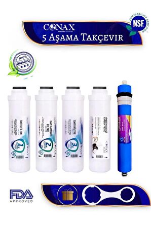 Conax Class Tak Çevir 5 Li Filtre Seti