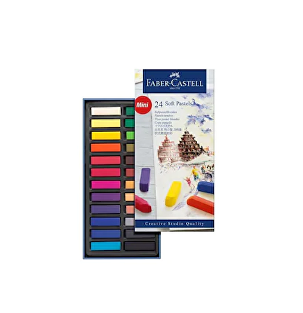  Faber Castell Creative Studio Mini Toz Pastel Boya 24 Renk