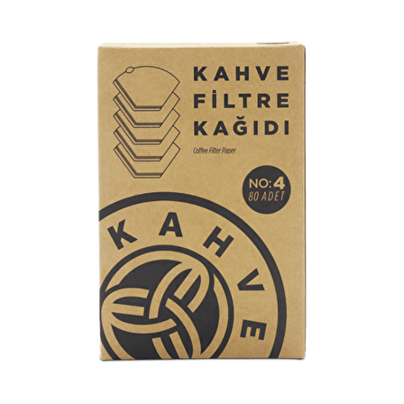  Kahve Dünyası Filtre Kağıdı No4 80li