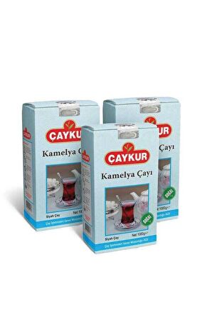Çaykur Kamelya Dökme Yeşil Çay 3x1000 gr 