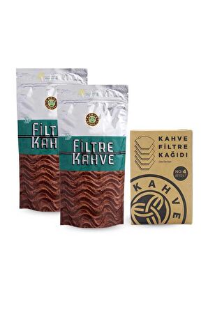 Kahve Dünyası Orta İçim Kağıt Filtre Filtre Kahve 2 x 250 gr