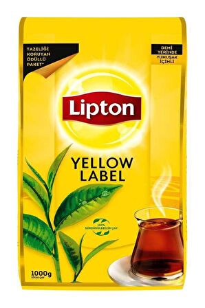 Lipton Yellow Label Dökme Siyah Çay 1000 gr 