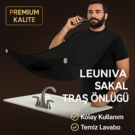 Boyundan Bağlamalı Vantuzlu Sakal Kesme Örtüsü