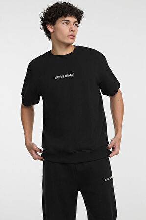 Erkek GJ Cn Logo Emb T-Shirt - Siyah  | M