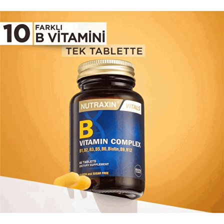 B Vitamin Complex - B Vitamini Takviyesi 60 Tablet