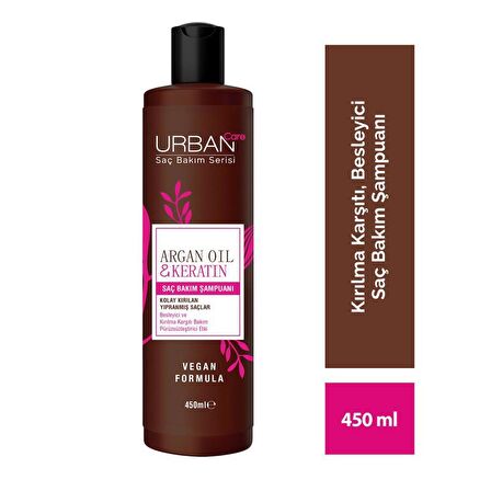 Urban Care Yıpranmış Saçlar İçin Besleyici Argan Yağlı Şampuan 450 ml