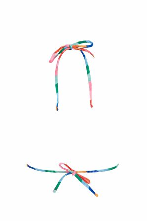 DeFacto Fall in Love Regular Fit Baskılı Üçgen Bikini Üstü Z9809AZ23SMRD197