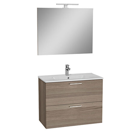 VitrA Mia 75101 Banyo Dolabı Seti, Çekmeceli, 80 cm, Cordoba