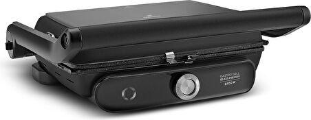 Karaca Gastro Grill Glass Premium Tost Makinesi Black Chrome 2400 W