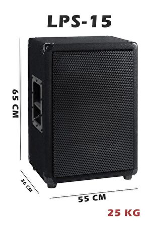 Lastvoice LPS-15 Ahşap Profesyonel Kabin Hoparlör 15'' 1000W