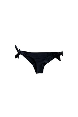 Siyah Brezilya Kalın İp Bağlamalı Bikini Altı