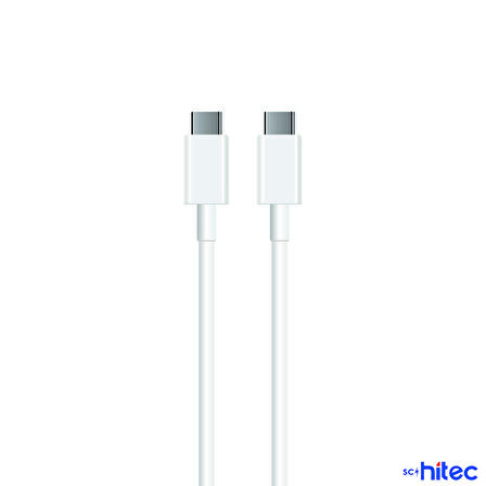 ScHitec Samsung Galaxy A72 5G 6A 100W Type-C to Type-C 2Metre Süper Hızlı Data ve Şarj Kablosu