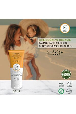 INCIA %100 Doğal Bebek Güneş Bakım Seti