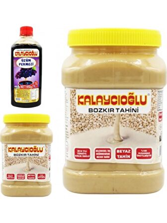 Bozkır Tahin Merkezi Beyaz Tahin 935gr X2 - Üzüm pekmezi 950 gr