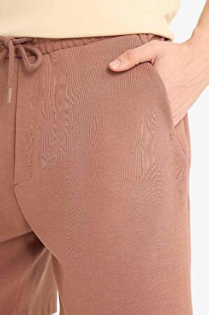 DeFacto Beli Bağcıklı Cepli Basic Düz Şort E2616AX25SMBN307