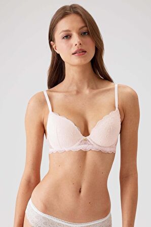 2'li Ekonomik Paket Siyah-beyaz 6329-3 Lyon Balenli Double Push Up Micro Sütyen Set (slip Hediyeli)