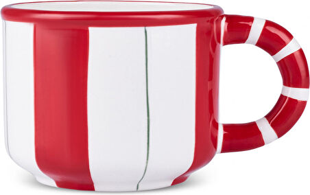 Karaca New Year Yılbaşı Candy Stripe Kupa 570 ml