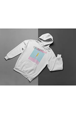 Tasarım Unisex Oversize Sevbano Özel Baskılı Hoodie