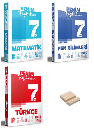 Benim Hocam 7. Sınıf Matematik Fen ve Türkçe 3lü Set + Telefon Standı