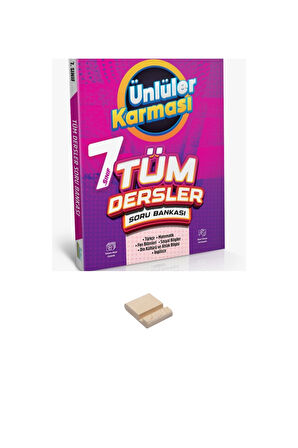 Ünlüler Karması 7. Sınıf Tüm Dersler Soru Bankası + Telefon Standı