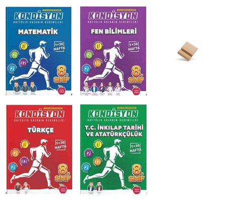 Newton LGS 2027 8. Sınıf Matematik Fen Türkçe ve İnkılap 4lü Kondisyon Haftalık Deneme + Telefon Standı