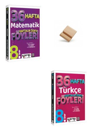 Yargı LGS 2027 8. Sınıf Matematik ve Türkçe Haftalık Ödev Föyleri + Telefon Standı