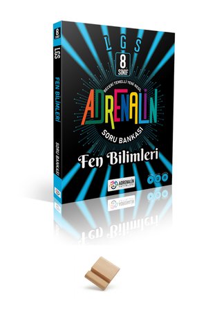Adrenalin LGS 2027 8. Sınıf Fen Bilimleri Soru Bankası + Telefon Standı