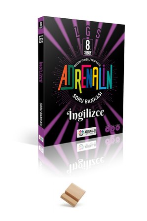 Adrenalin LGS 2027 8. Sınıf İngilizce Soru Bankası + Telefon Standı